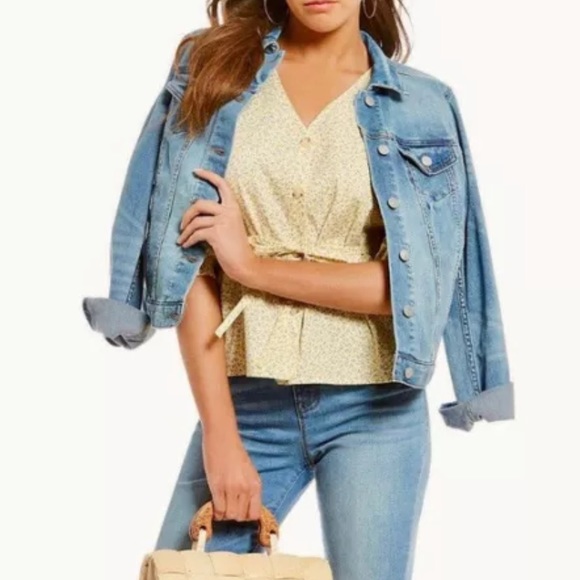 NWT Cremieux Botanical Garden Floral Print Top - Picture 2 of 9